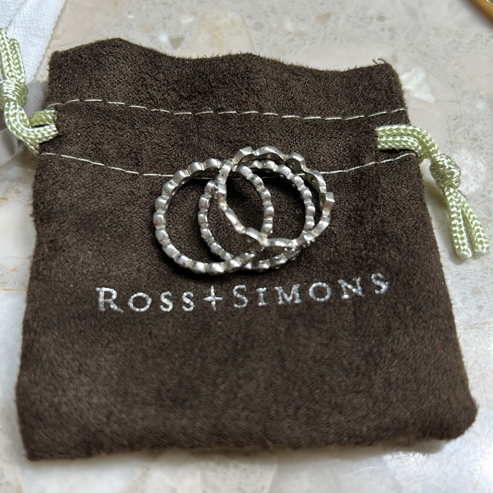 Ross Simmons Stackable Elegant Silver Women's Ring - image 3